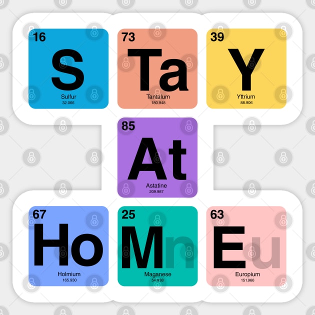 Stay at home Sticker by cariespositodesign